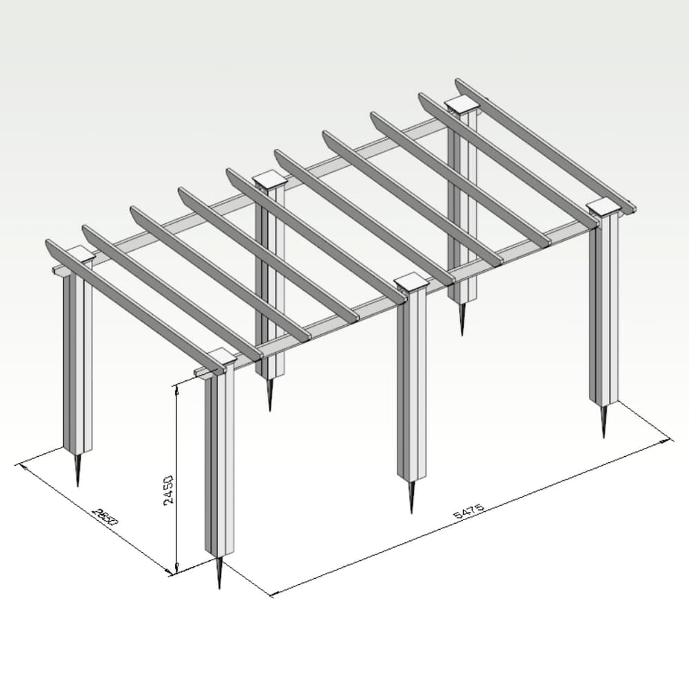 Pergola, pitkä tuotekuva